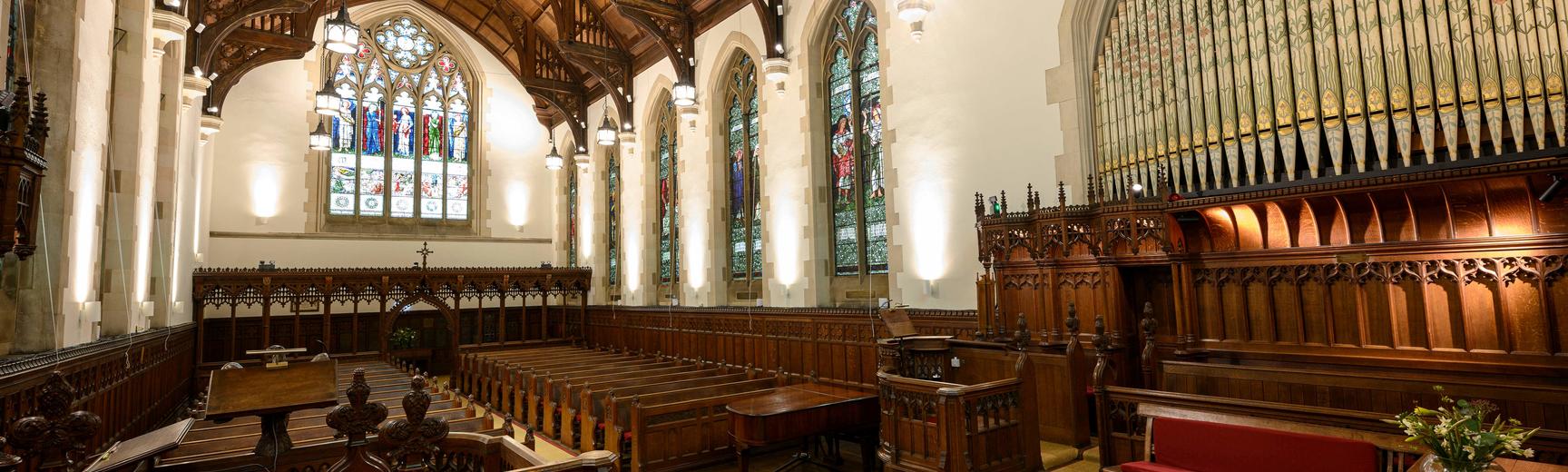 Panoramic view of the chapel