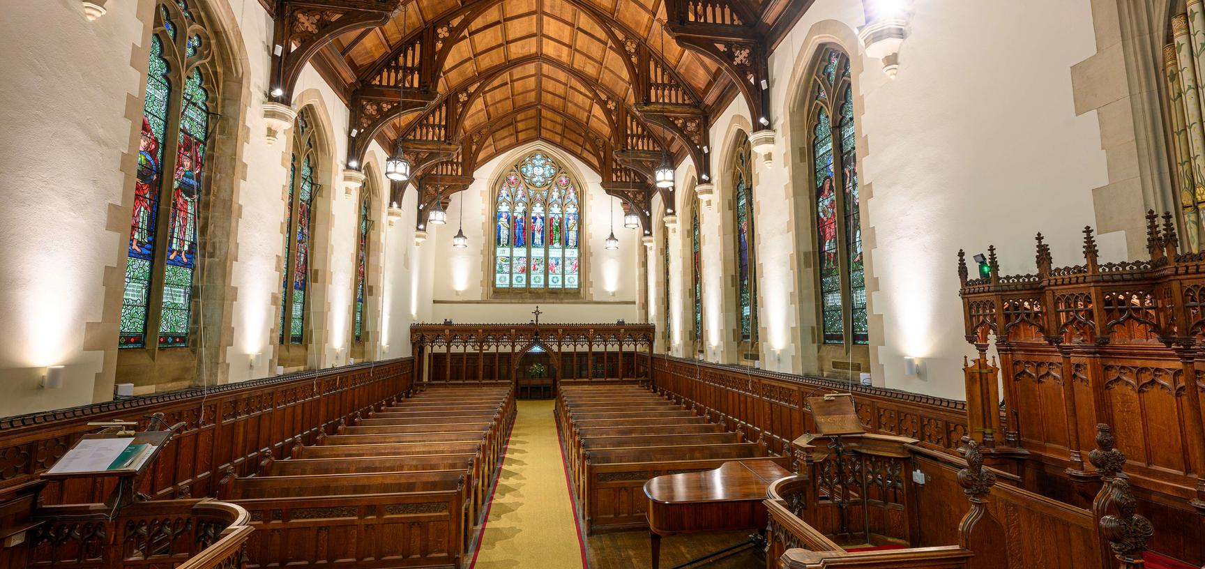 Panoramic view of the chapel