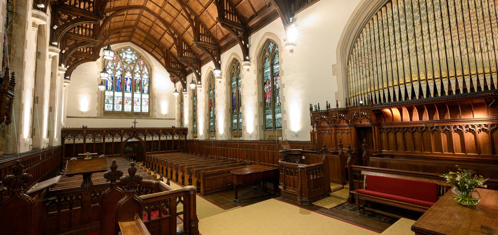 Panoramic view of the chapel