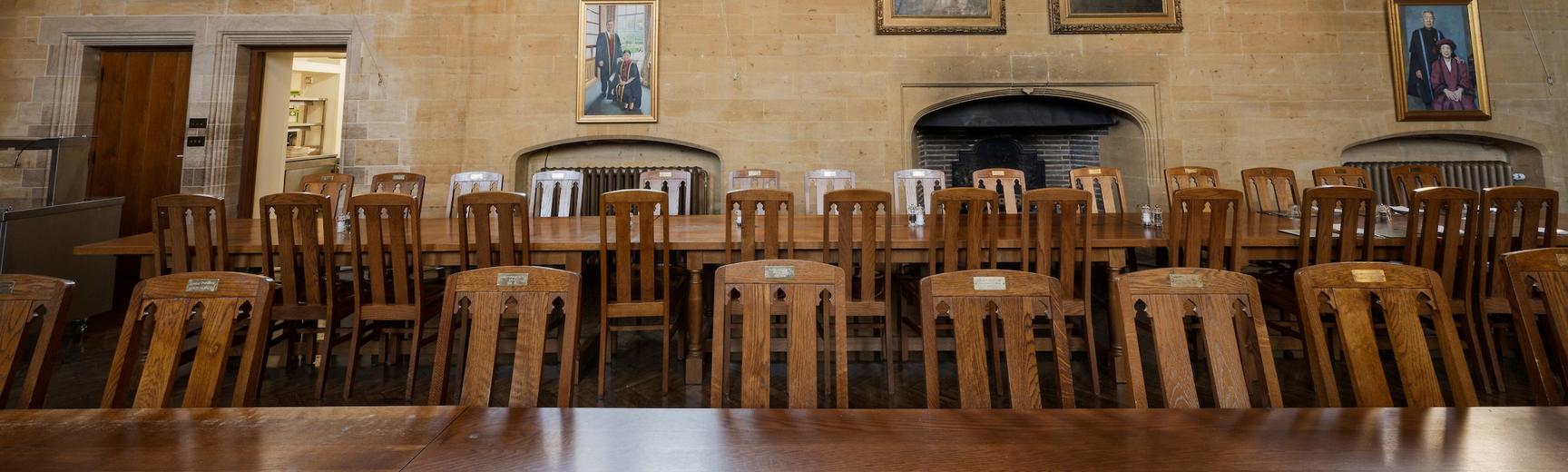 Chairs in arlosh hall