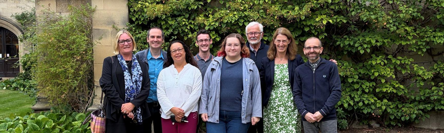 Members of the Unitarian College on the Harris Manchester Quad