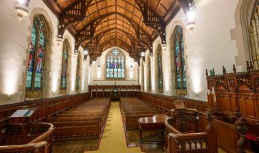 Panoramic view of the chapel