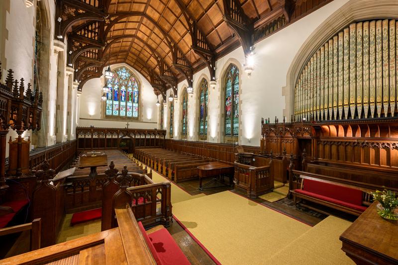 Interior of Harris Manchester College chapel