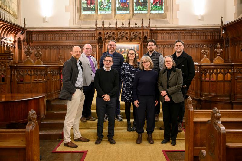 Harris Manchester College Chapel project team, principal and chaplain