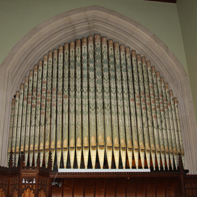 Chapel organ pipes chapel organ pipes