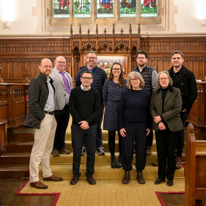 Harris Manchester College Chapel project team, principal and chaplain