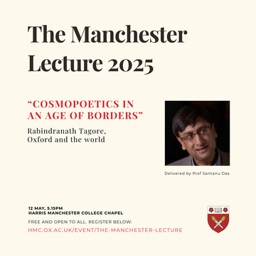 Flyer for Manchester Lecture 2025