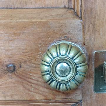 Doorhandle A close up of a door handle