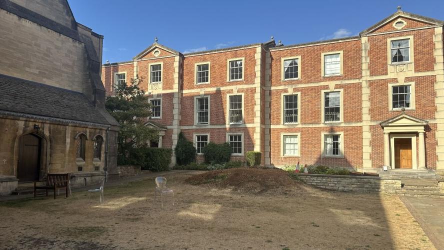 The Tate Quad after the removal of the cherry tree