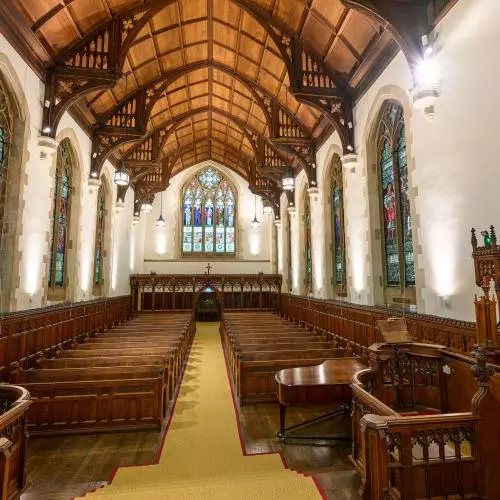 Panoramic view of the chapel