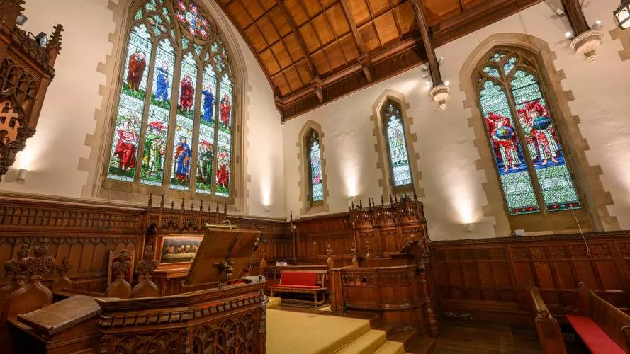 View of the HMC Chapel altar